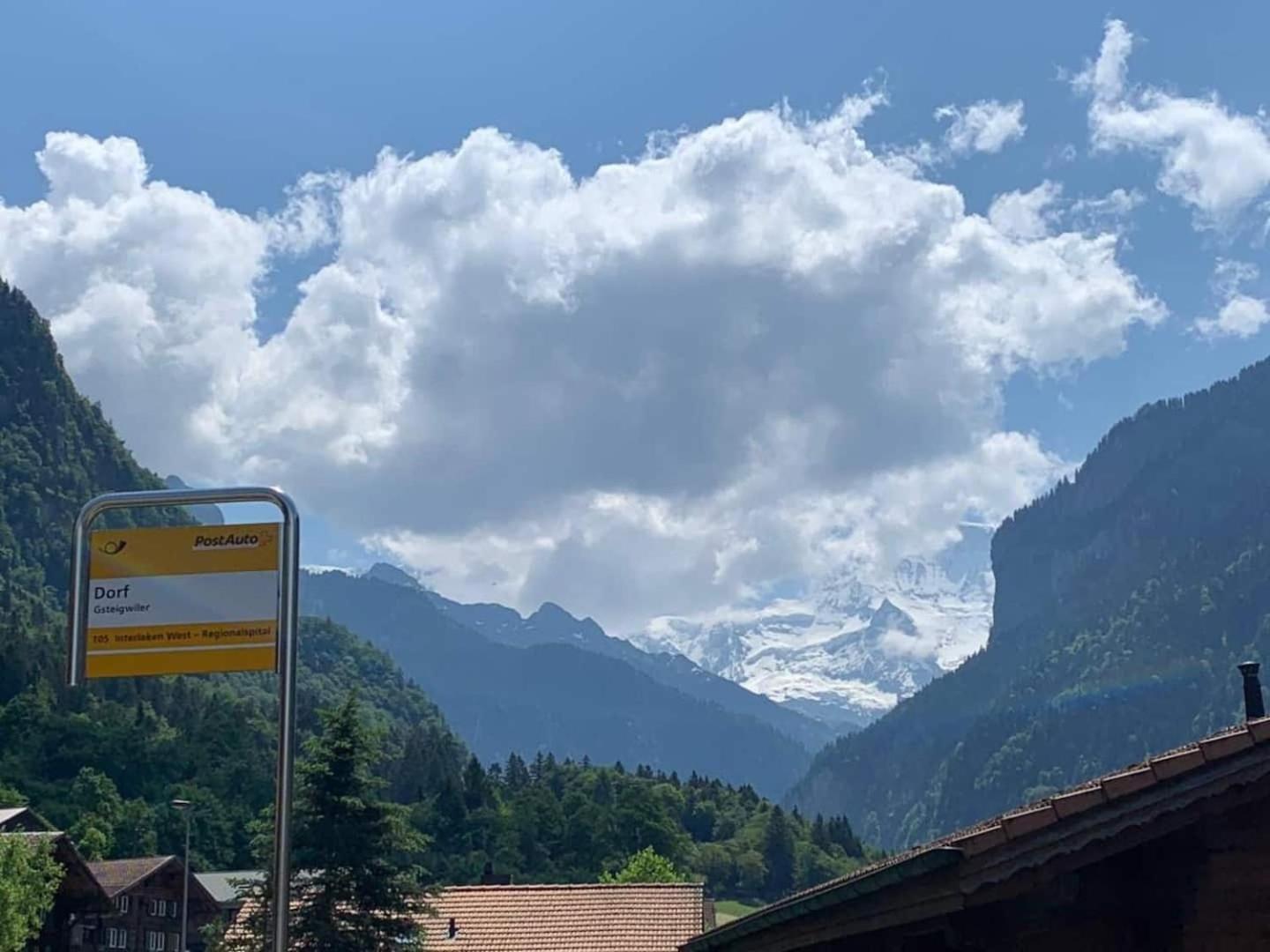 Charming Alpine Retreat By Apartments Capricorn Gsteigwiler Bagian luar foto